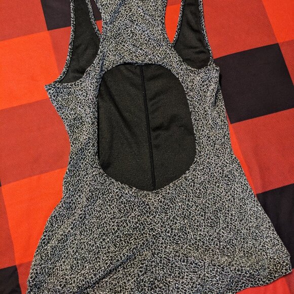 Modus Vivendi Crackled Metallic Bodysuit Jacquard Grey - Picture 5 of 7